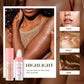 3Color Polvo De Hadas Fairy Dust Highlight Patting Shining Powder Full Body Silhouette and Collarbone Suitable for Face and Eyes