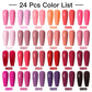 140/160pcs Colorful Gel Nail Polish Set Nail  Art Semi-permanent Varnish Soak Off Uv LED Gel Professional Manicure Set Nails Kit