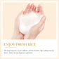 BIOAQUA White Rice Raw Pulp Facial Soap Face Wash Foam Solid Facial Cleanser Moisturizing Whitening Body Bathing Handmade Soap