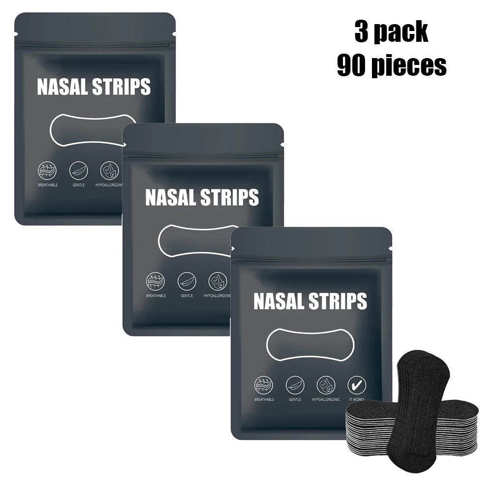 Anti Snoring Nose Strips for Breathing Correction Physical Expansion Breathable Nasal Patch Better Sleep Anti-Snoring Nasal Stri