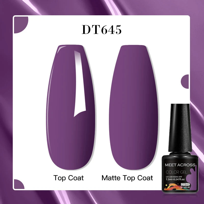 MEET ACROSS 7ml Golden Cat Magnetic Gel Nail Polish Dark Brown Red Green Christmas Nail Art Varnish Winter Autumn For Nails
