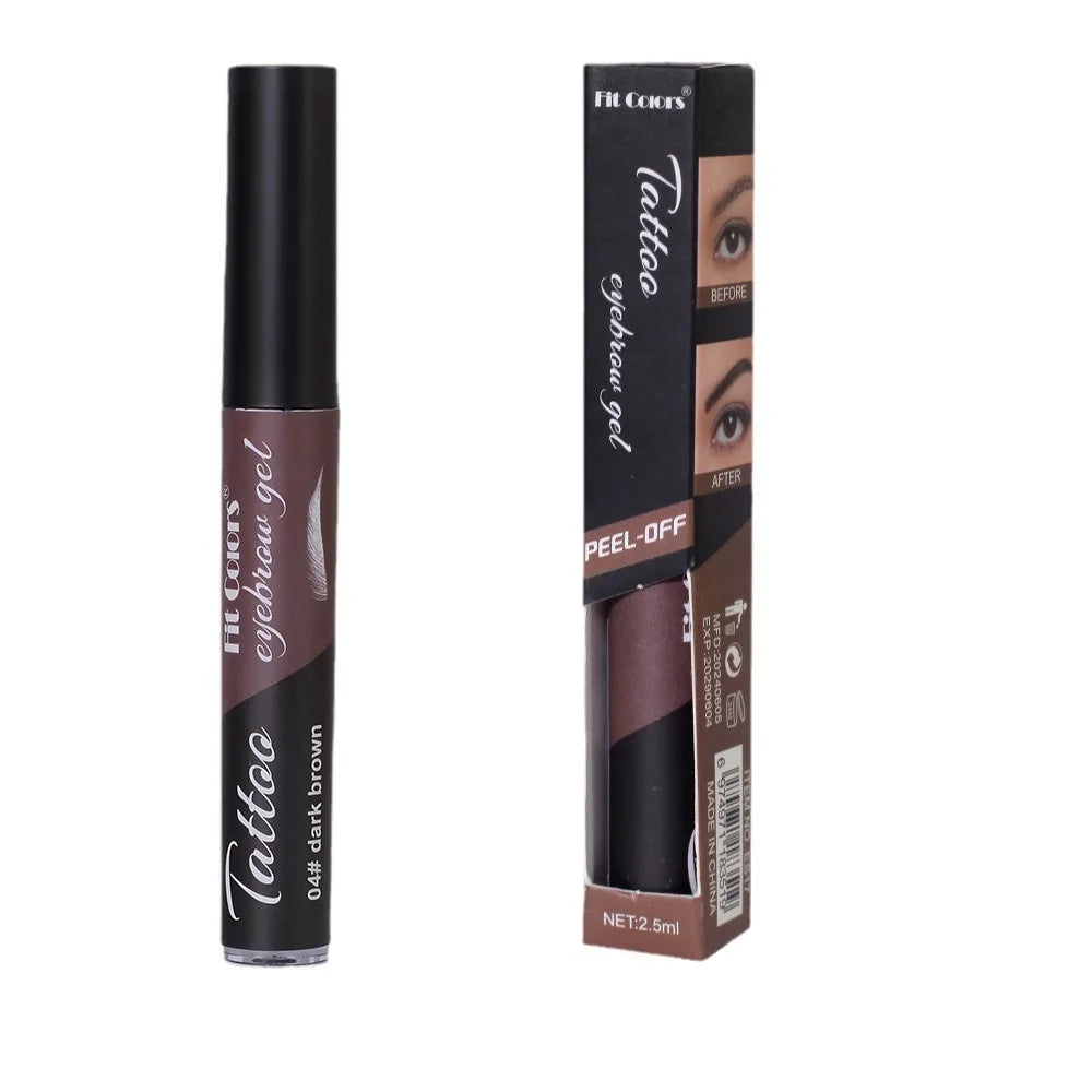 Fit Colors 4-color Tear Eyebrow Dye Multi-functional waterproof non-smironing stereoscopic Eyeliner eyebrow gel not easy to fade