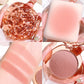 HISYI cute, pop, gradient blush, matte, delicate, daily nude makeup, brightens the color, naturally whitens students