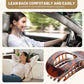 Fashion Oval Flat Hair Clips for Women New Design Leopard Large Flat Round Claw Clip French Hair Clips Trendy Hair Accessories