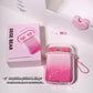 GEGE BEAR Heart-beating Water Gloss Velvet Matte Lip Glaze Combination Two-pack Mirror Matte Headphone Shaped Pendant Lip Glaze