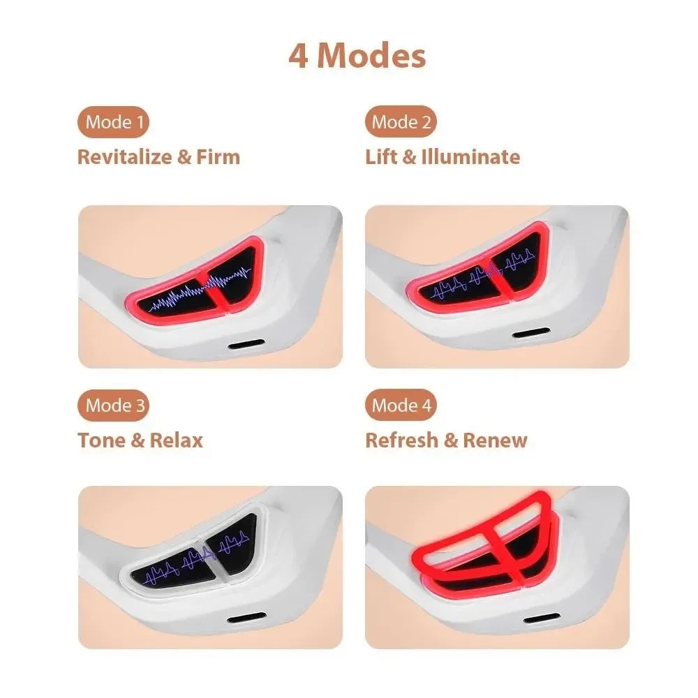 3D Red Light EMS Eye Massager  Dark Circles Eye Bag Removal Eye Wrinkles Eye Fatigue Relaxing Care Beauty Machine