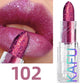 Multi-color Glitter Lipstick Beauty Girl Diamond Waterproof Lip Tint Long Lasting Shimmer Lip Makeup Red Rose Pearlescent  Lip
