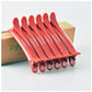 12pcs Hairdressing Hair Clip Salon Professional Women's Braided Tools Black Plastic Hairpin Clamps Claw Section Alligator Clips