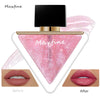 4-color moisturizing lip triangle oil, moisturizing transparent lip oil, natural lip enhancement lip gloss.