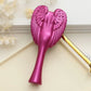 Professional Anti-Knot Comb Mini Angel Hair Smoothing Comb Anti-static Massage Scalp Comb Portable Salon Hairdressing Tool