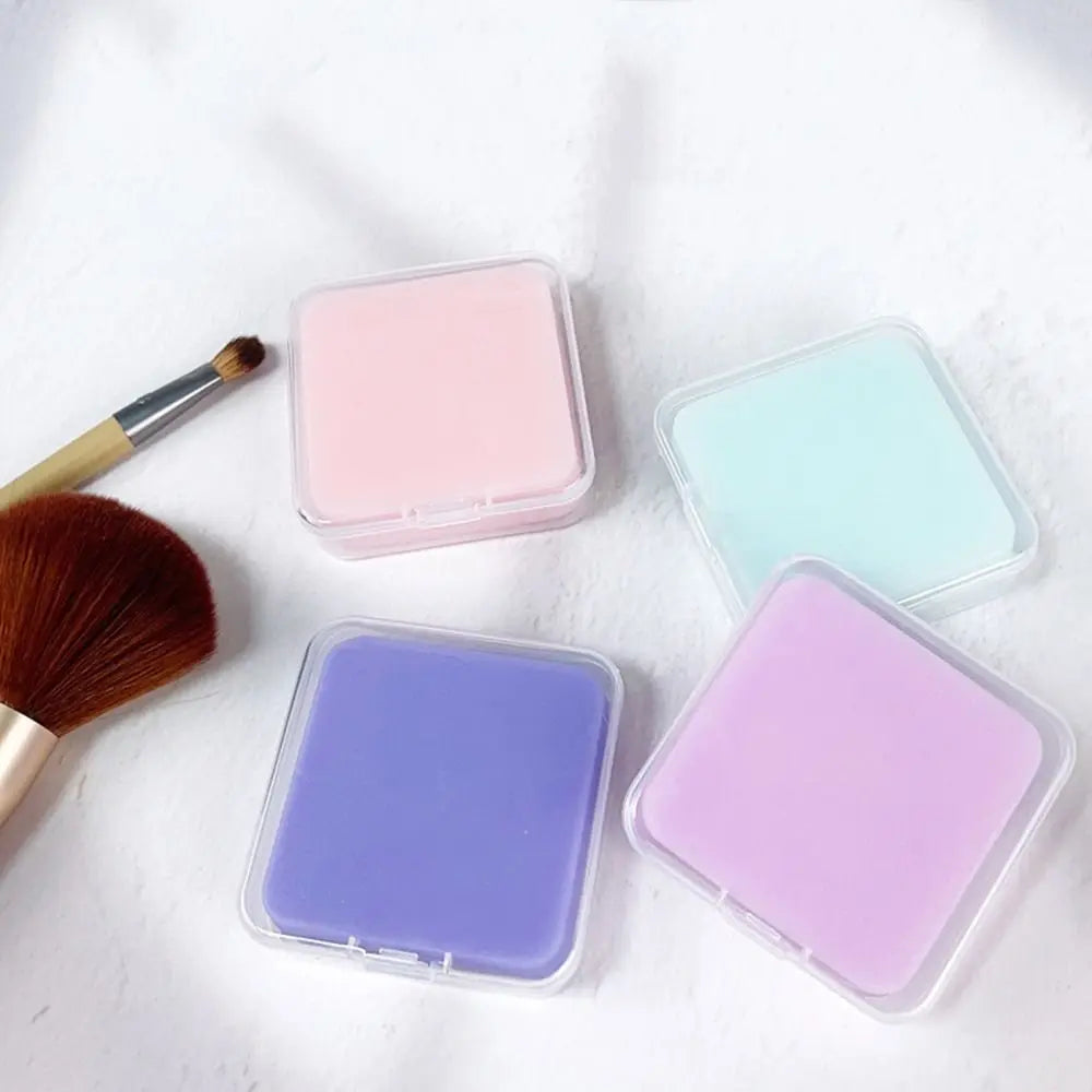 50g Makeup Brush Cleaner Soap Solid Soap with Storage Box Cosmetic Brush Cleaner Powder Puff Brushes Cleaning Solution