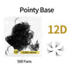 ABONNIE Loose 8D-20D Pointy Base Short Stem Premade Russian Volume Fans Faux Mink Premade Eyelash Extensions Makeup Cilios