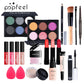POPFEEL All-in-One Makeup Kit Gift Set with Eyeshadow Palette Foundation Lip Gloss Blush Brushes Eyeliner and More Beauty Gifts