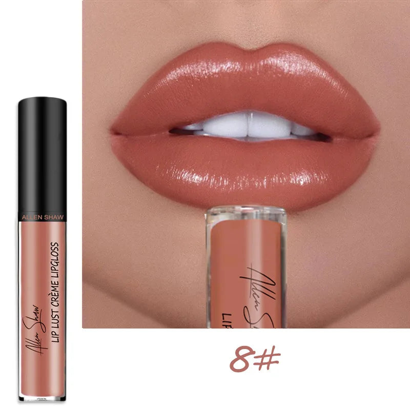 12-Color Women’s Lipstick & Lip Gloss Set – Waterproof, Long-Lasting, Moisturizing, Vivid Colorful Lip Makeup