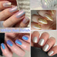 LILYCUTE 7ml Glitter Nail Polish Colorful Bright Sparkling Glitter Pearl Nail Art DIY Decoration No Need of Lamp to Cure