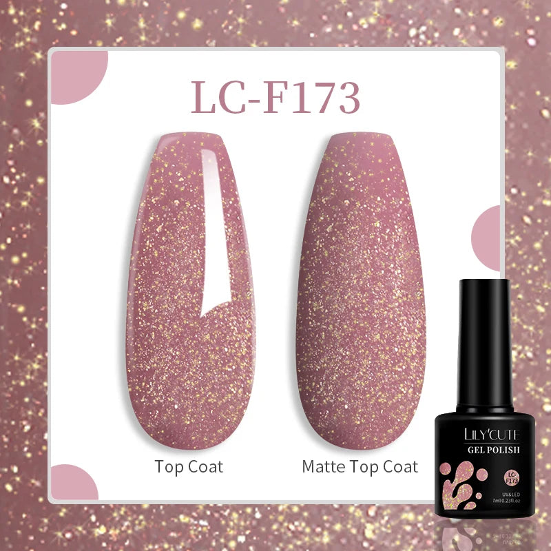 LILYCUTE 7ML Eggshell Gel Nail Polish White Black Material Semi Permanent Autumn Varnish With Any Color Gel Soak Off UV Manicure