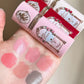 Flower Knows Stay Sweet 8 Pc Full Face Makeup Set Eyeshadow Blush Contour Lip Cream Hydrating Soft Matte Pigment Glowy Kit