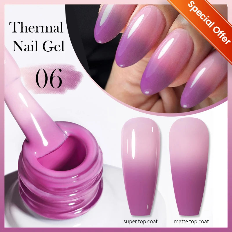 BORN PRETTY 10ml Flow Light White Cat Magnetic Gel Nail Polish Ultra Shine Soak Off UV Gel Mirror Glass Bead Gel Nail Art