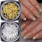 30pcs Gold Alloy Bowknot Nail Art Decoration Charms 3D Luxury Y2K Bow Nail Art Supplies DIY Christmas Press On Nail Design Suppl