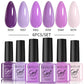 LILYCUTE 6PCs/Set Gel Nail Polish Set Kit Glitter Nail Gel Sequin Vernis Semi Permanent For Manicure Varnish UV LED Nail Art Gel