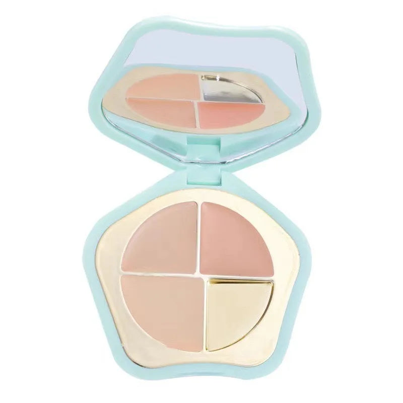 Makeup Foundation 3 Color Concealer Palette Conceals For Blotch Acne Eye Primer Eyeshadow Base Decree Pattern Black Eye Circles