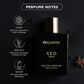 BellaVita Luxury CEO Men's Perfume 3.38 Fl.oz Long-Lasting Fragrance with Lemon Lavender Tonka Vetiver Moss for Men