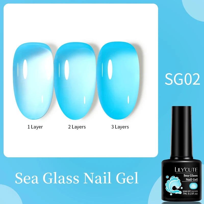 LILYCUTE Fluorescent Nail Gel Polish Orange Red Neon Bright Color Summer Series Soak Off For Manicure Nail Art UV Gel Varnish