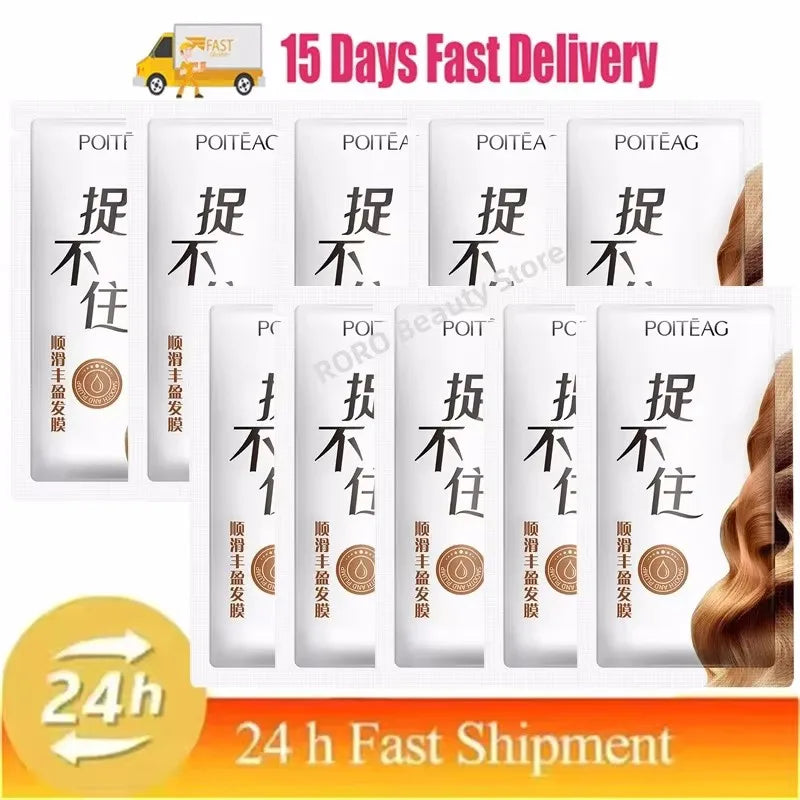 Collagen Keratin Hair Mask Dual Oil Control Moisturizer Conditioner Soft Smooth Frizz Damaged Repair Revitalize Hair Care Beauty