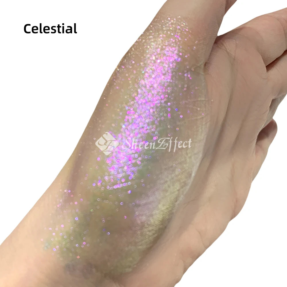 Sheeneffect Glitter Body Face Diamond Dry Oil Body Glitter Highlighter Body Shine Glitter Makeup For Face