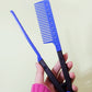 1pcs flat comb straight hair salon hair brush comb beauty styling straightener V-shaped straight hair comb straightener