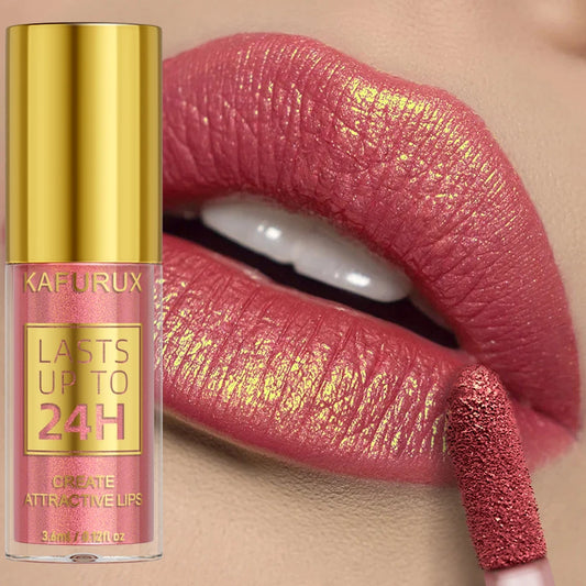 14-Color Glitter Metallic Lip Glaze – Shiny, Long-Lasting, Waterproof Lip Gloss, Liquid Lipstick, Lip Oil, Lip Tint, Gift for Women