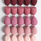 25 Beauty Eggs (Makeup Sponges), Foundation Make-Up Mixed Beauty Sponges, Liquid, Cream and Powder Flawless, Multi-Color Makeup