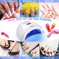 LINMANDA Sun 1S 48W UV LED Lamp for Nail 30 LEDs with 4 Timer Settings Smart Nail Dryer Nail Art Tools for Home Manicure Salon