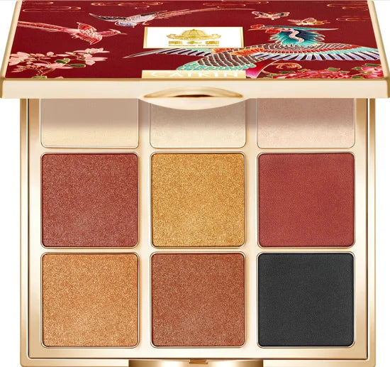 CATKIN Eyeshadow Palette Makeup, Matte Shimmer 9 Colors, Highly Pigmented, Creamy Texture Natural Bronze Neutral