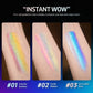 CHARMACY Rainbow Duochrome Eyeshadow New 5 Colors Shimmer Multichrome Long-lasting Eye Shadow Cosmetic Makeup for Women