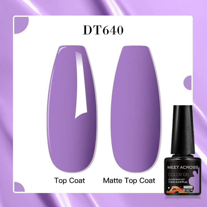 MEET ACROSS 7ml Porcelain White Cat Eye Gel Polish Holographic Glitter Magnetic Galactic Effect Gel Nail Polish Soak Off UV Gel