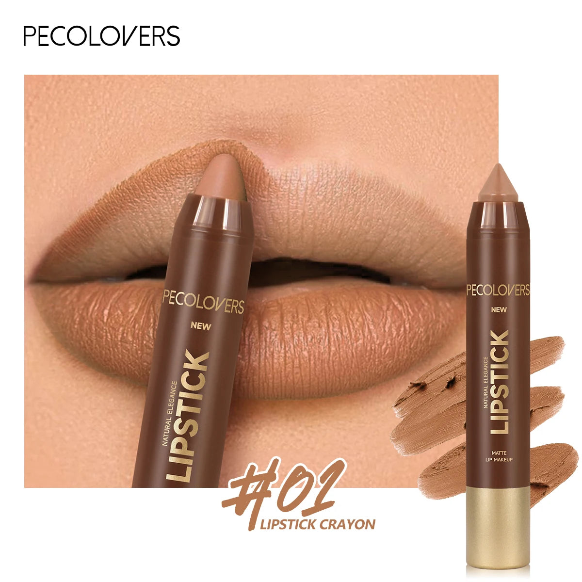 Fine Tip Lip Liner Pen – Soft Mist Matte Lip Crayon, Brown & Red Lipstick Pencil, Lip Contouring, Outline Tint Cosmetic