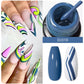 MEET ACROSS 5ml Sliver Metallic Liner Gel Nail Polish Super Bright Mirror Effect Painting Drawing Line Graffiti Stripe Nail Art