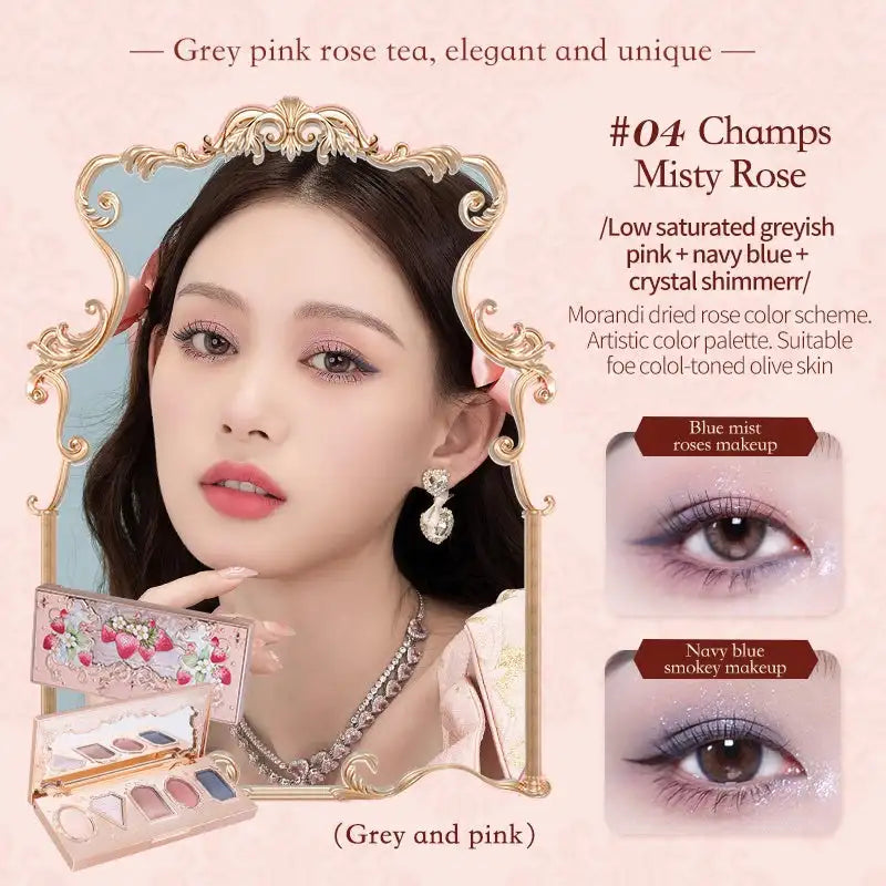 Moonlight Mermaid Gemstone Eyeshadow Palette Highly Pigmented Matte Shimmer Swan Ballet Eye shadow Collection