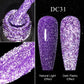 Mtssii 7ml Reflective Glitter Thermal Gel Nail Polish Color Changing Gel Semi-permanent Nail Art Varnishes Soak Off UV LED Gel