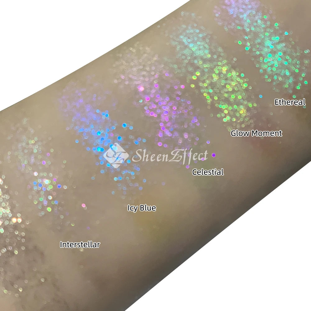 Sheeneffect Glitter Body Face Diamond Dry Oil Body Glitter Highlighter Body Shine Glitter Makeup For Face