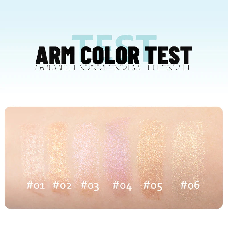 Multi color eye shadow stick, waterproof and sweat proof, shiny eye shadow stick, create bold eye makeup