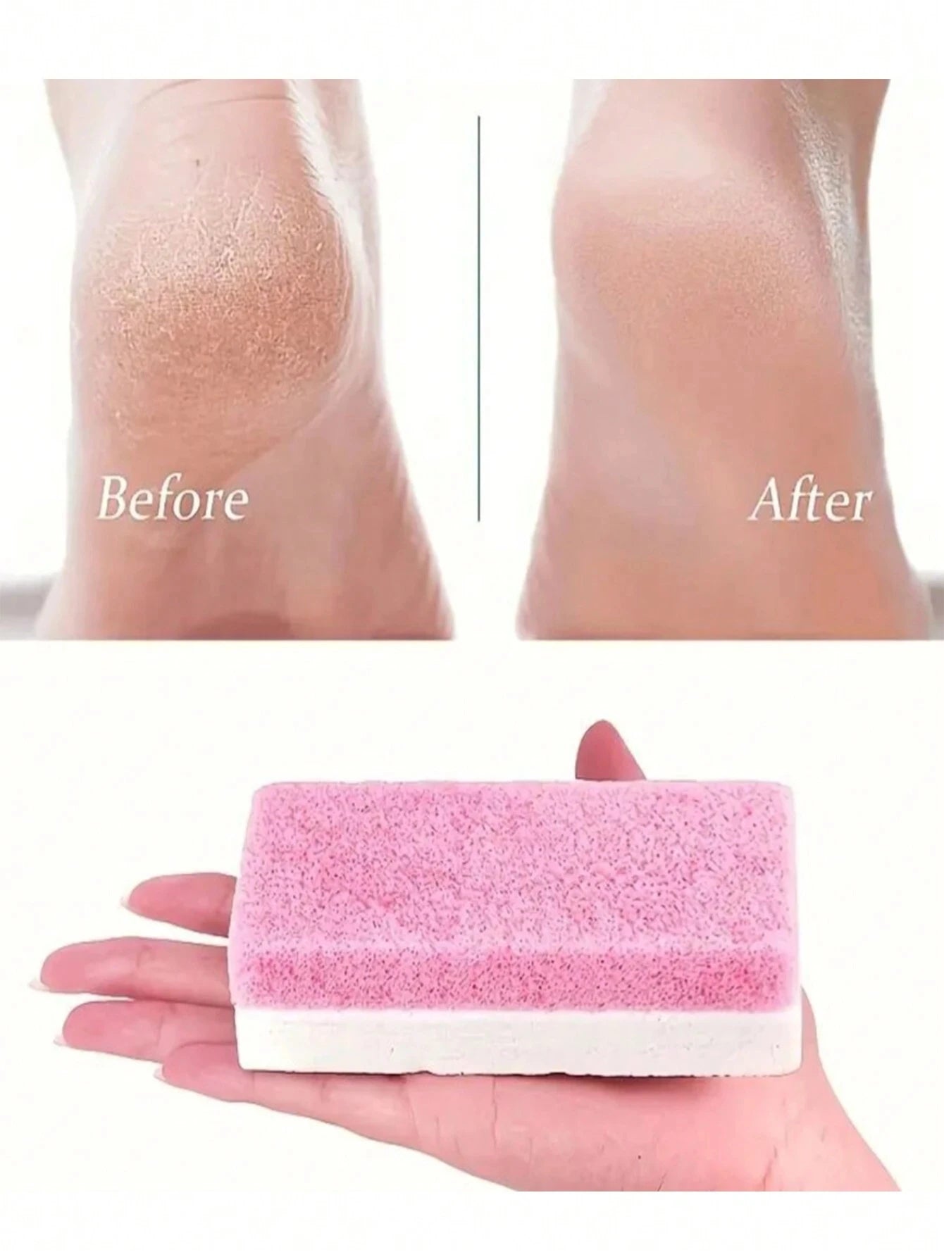 1/4/6Pcs Foot Pumice Stone Exfoliating File, Callus Dead Skin Remover,Heel Brush,Salon Foot Scrub Pad,Pedicure Exfoliating Tools