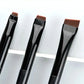 3-Piece Eyeliner & Eyebrow Brushes Set - Ultra-Fine & Flat Tips for Precise Control, High-Quality Precision Makeup Application