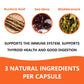 1250 Mg Sea Moss Advanced Superfood - High Potency, Vegan - Irish Sea Moss, Fucus, Burdock Root - Overall Health, Immune Support