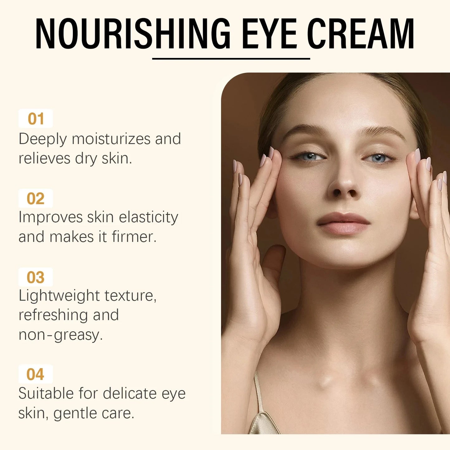 5D Peptide Anti-wrinkle Eye Cream Firming Remove Dark Circles Reduces Fine Lines Crow's Feet Smoothing Nourishing Eye Care