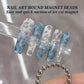 20/40Pcs Cat Eye Nail Magnet Tools Set Pattern Designs Ball Cat Eye Magnet For Nails Designs Magnet For Cat Eye Gel Nail Polish