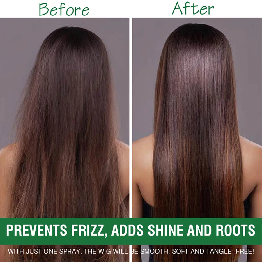 2pcs Wig Milk Spray for Wigs Smooth and Shiny Wig Leave-in Conditioner Women Synthetic Hair Anti Frizz Moisturizing Care Product