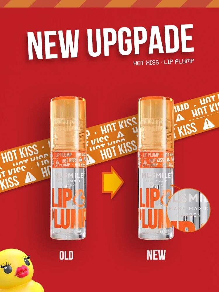 Duck Lip Plump Lip Oil Moisturizing Lip Gloss Mirror Water nature long-lasting  Gloss Gloss Pearl Lip Glaze Set