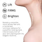 Overnight Collagen Neck Mask Anti Wrinkle 4Pcs/Box Moisturizing Lift Firming Neck Mask Hyaluronic Acid for All Skin Types